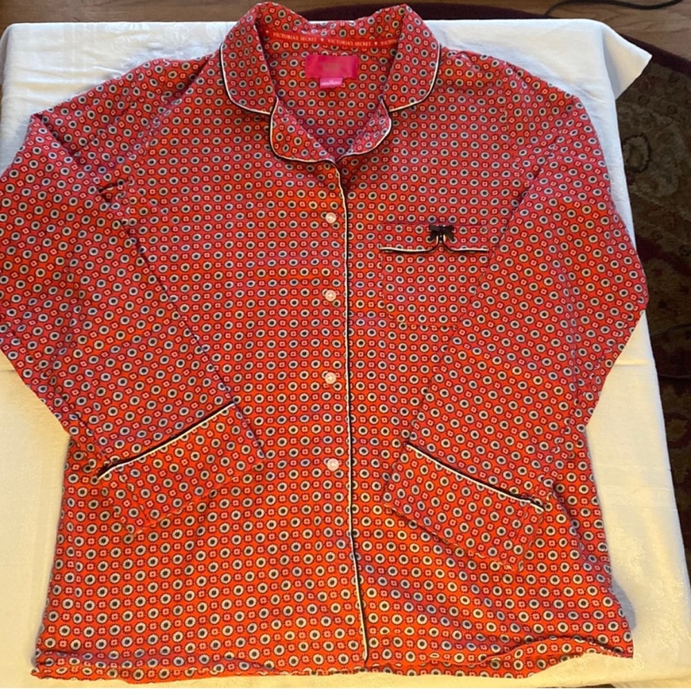 Victoria’ Secret Soft Flannel Button Front Night Shirt Sz S New without …
